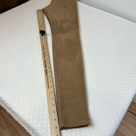 Aritzia Wilfred Free Daria Vegan Faux Suede Tan Beige Leggings Women’s Small - Picture 8 of 9